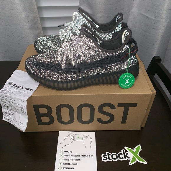 Yeezy Shoes - Yeezy Boost 350 V2 Black Reflective Size 7